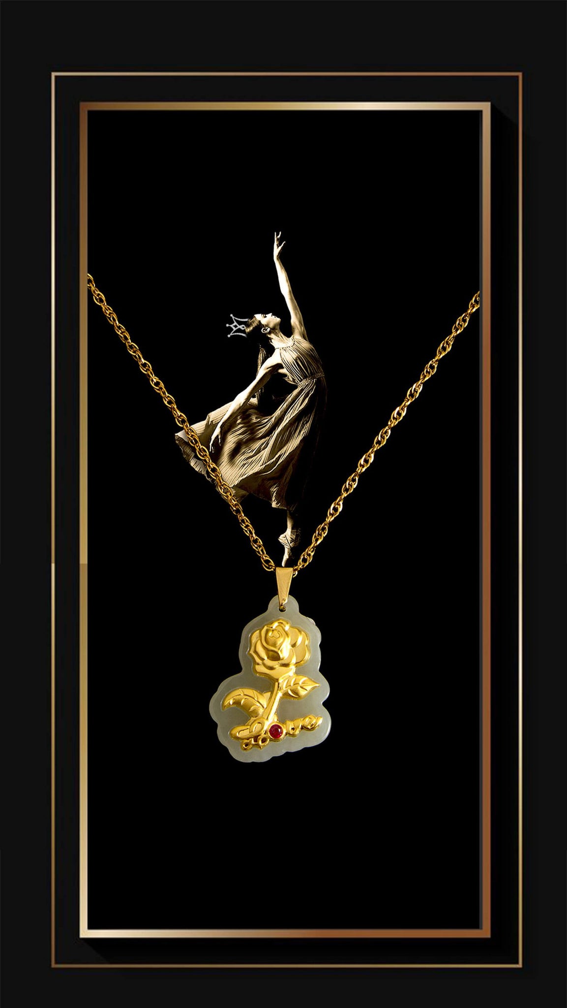 Rose Love Necklace L