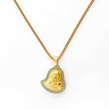 Poppy Heart Necklace